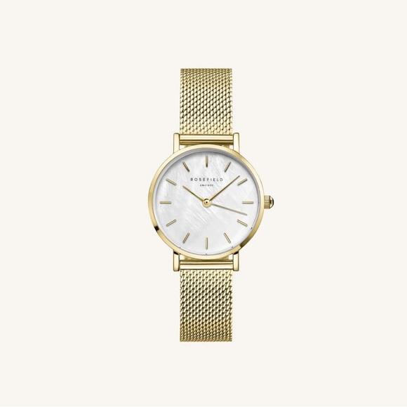 Rosefield Edit Mesh Gold Watch - Picture 1 of 3